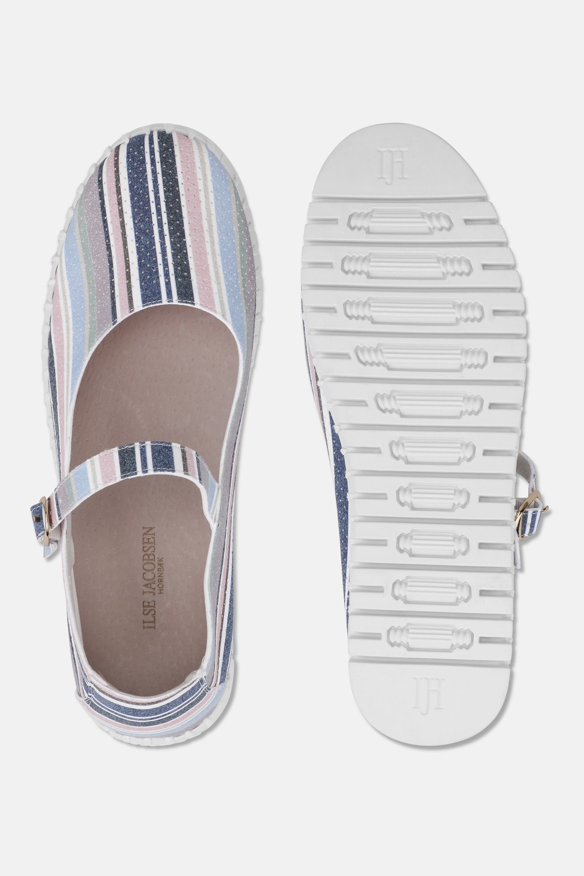 Ballerina Randig - Lotus White